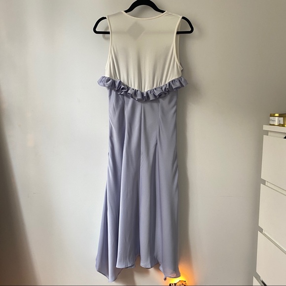 NAYA REA Baby Blue Ruched Tank Slip Dress - Picture 2 of 3